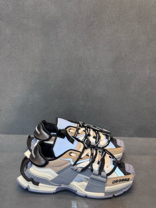 ⁦Dolce & Gabbana  Mixed-Materials Space Sneakers⁩ - الصورة ⁦3⁩