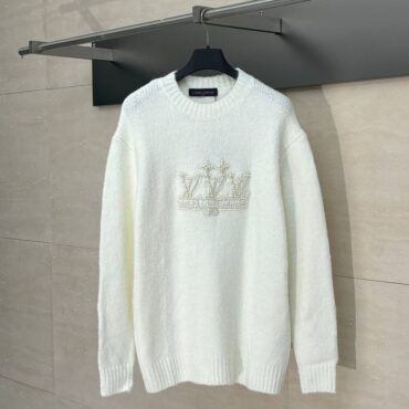 Embellished Silk Pullover LV
