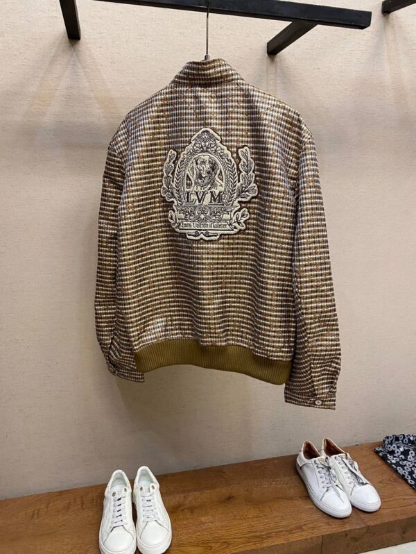⁦Monogram Wool Harrington Blouson⁩ - الصورة ⁦2⁩