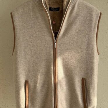 Loro Piana Vest Cashmere & Fur With original box