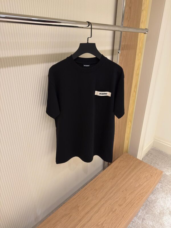 Jacqemus GrosGrain Tshirt<span> - </span>XL, Black